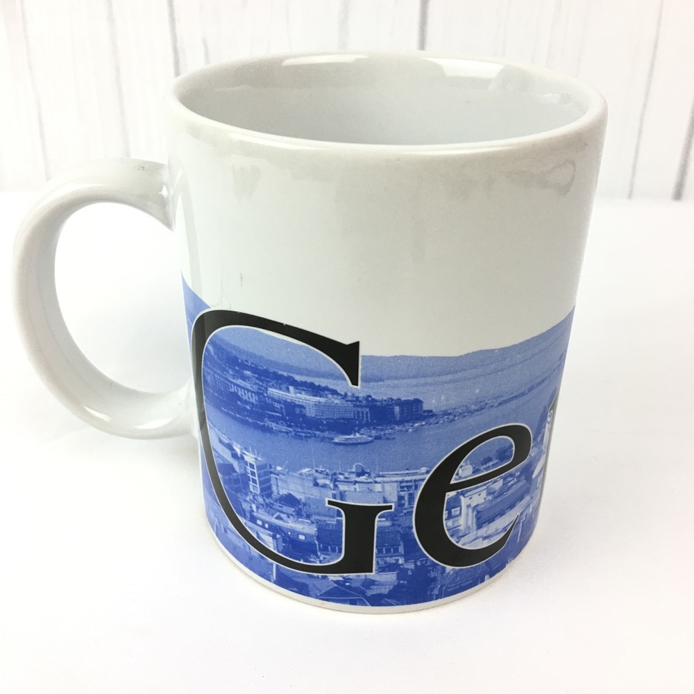 Geneva, Switzerland Starbucks Rare Geneva City Mug Collector Series